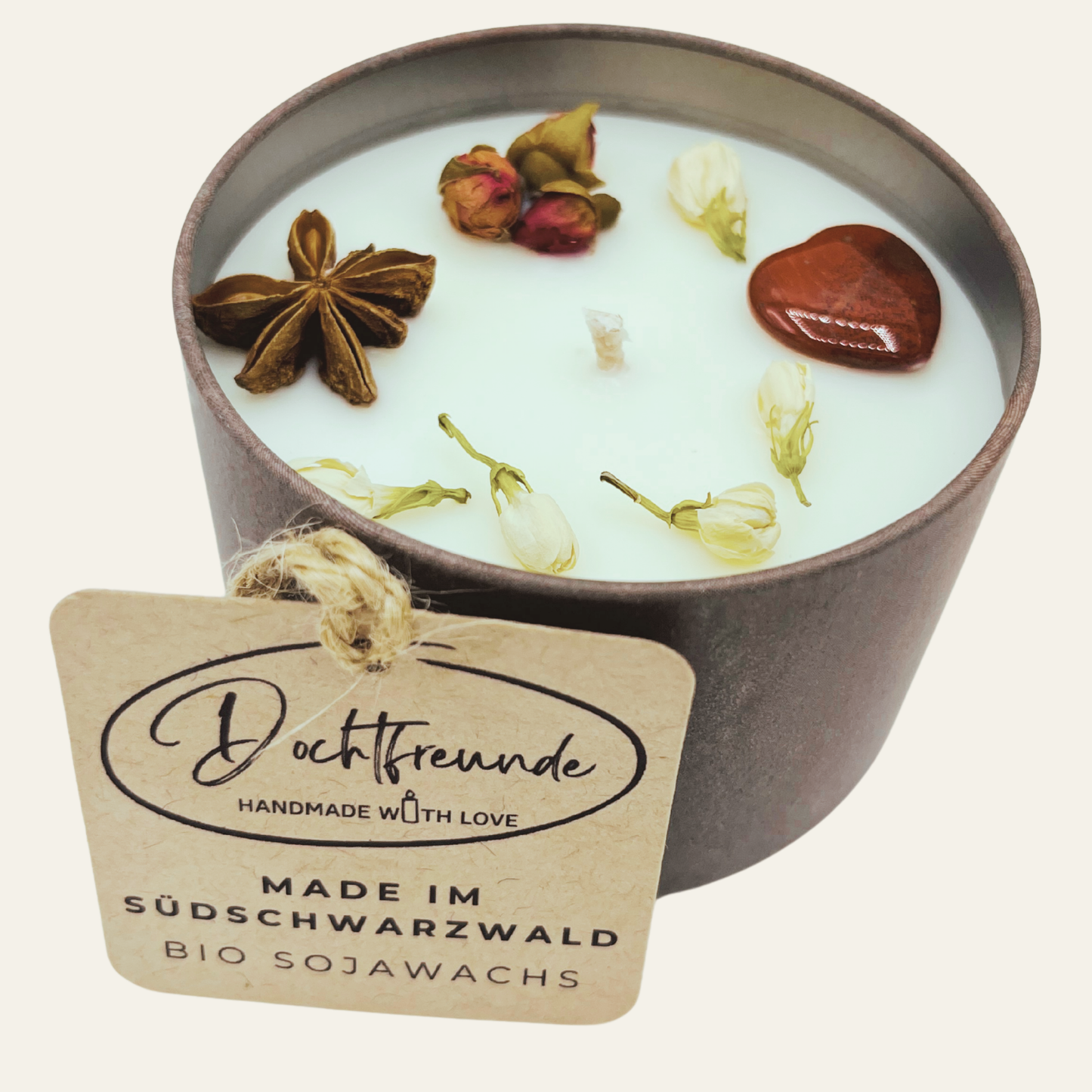 Handgemachte Duftkerze „Danke für die beste Betreuung“ – Personalisierbares Dankeschön-Geschenk