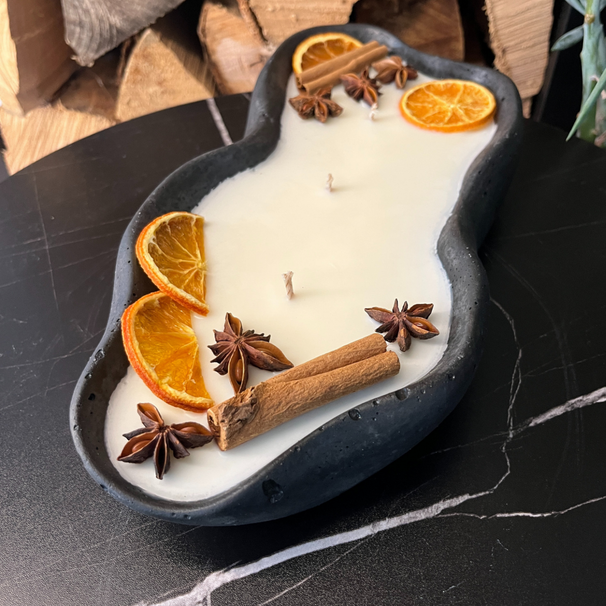 Design-Betonkerze „Wave“ (30cm) – handmade von DochtFreunde (Bild 7)