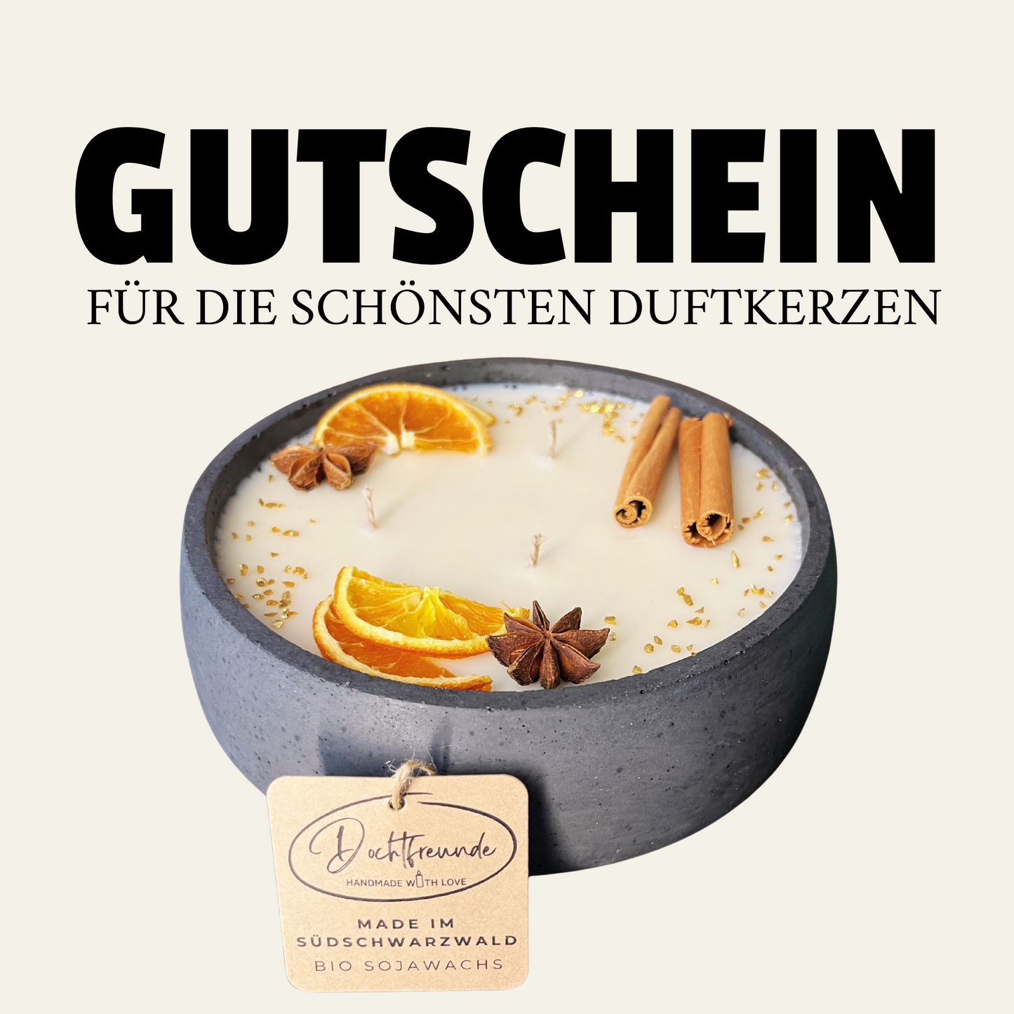 Zum Verschenken: Gutschein für DochtFreunde.de