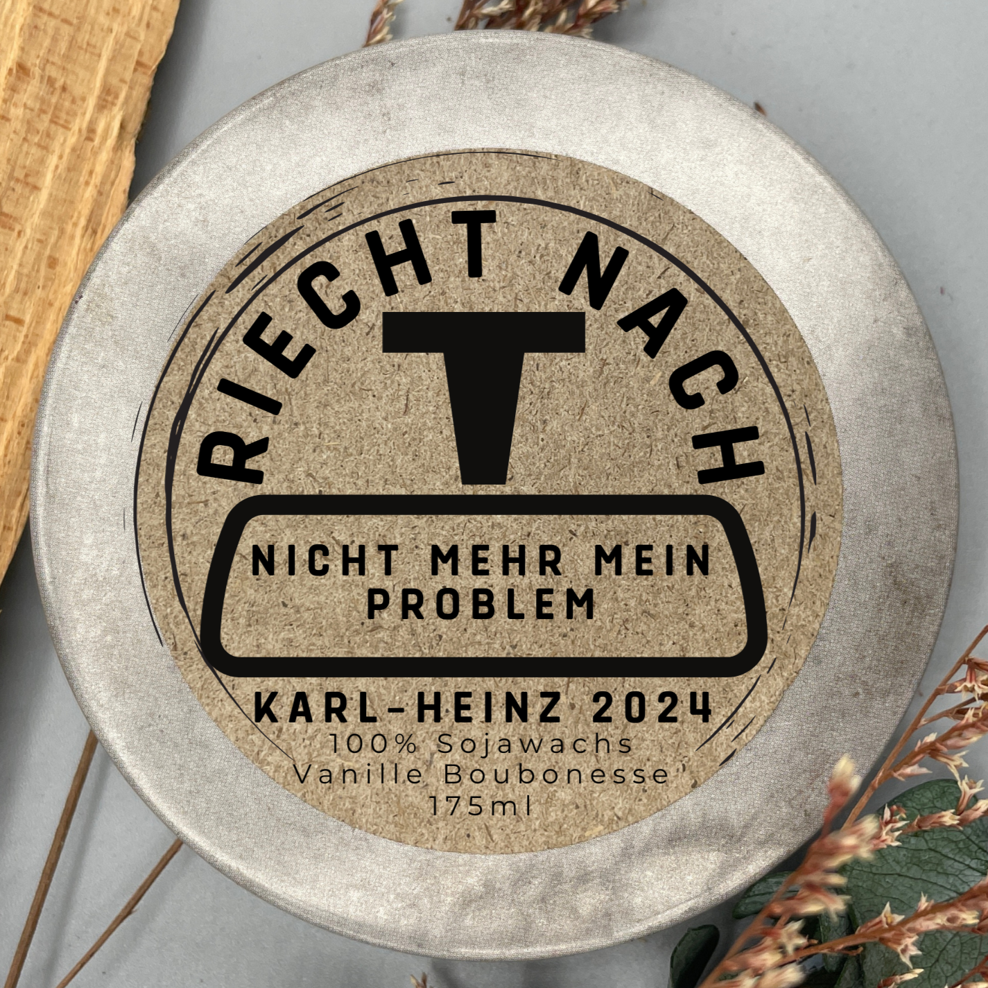 Riecht nach Rente Geschenk Duftkerze DochtFreunde