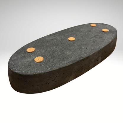 Handgemachte Betonschale "Oval" (29 cm) – Minimalistische Deko- & Ablageschale