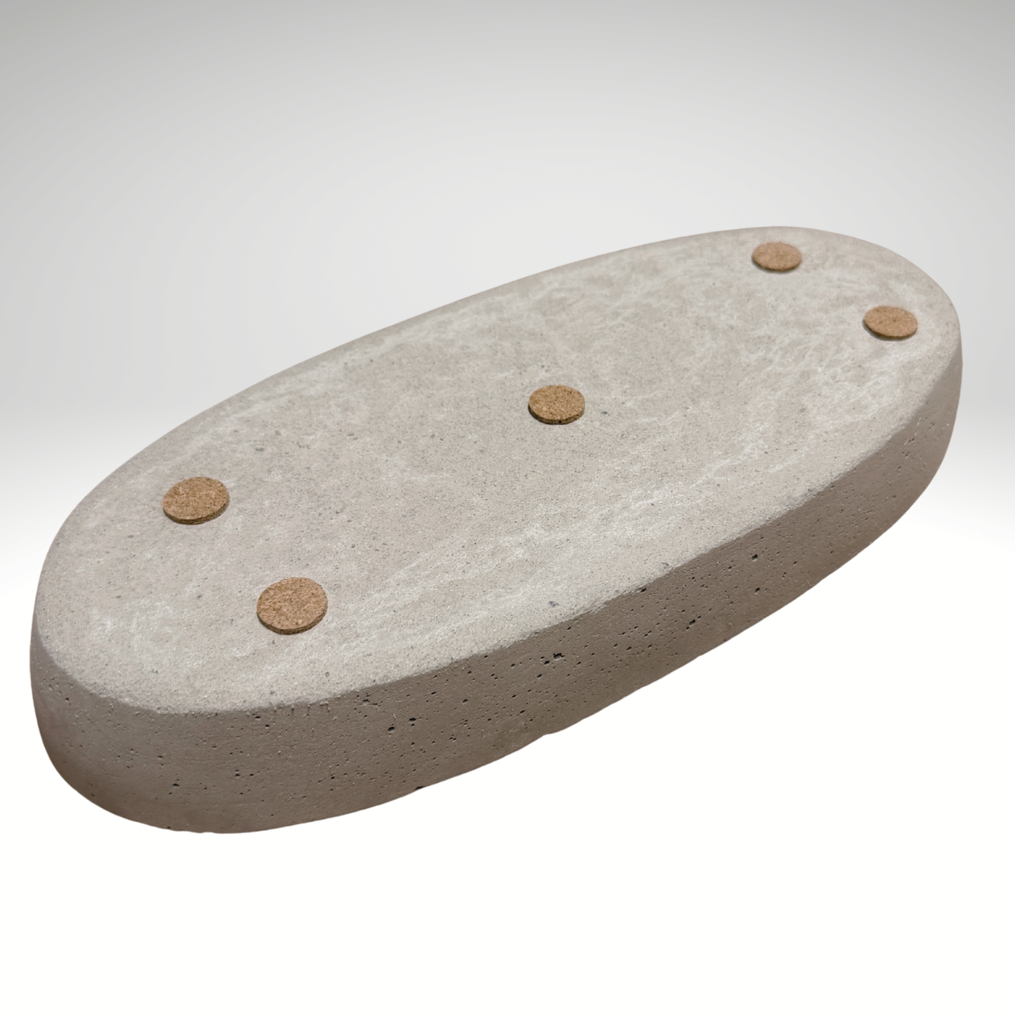 Handgemachte Betonschale "Oval" (29 cm) – Minimalistische Deko- & Ablageschale