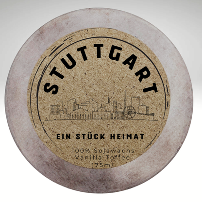 Personalisierte Duftkerze | Stadt-Design & 5 Duftrichtungen