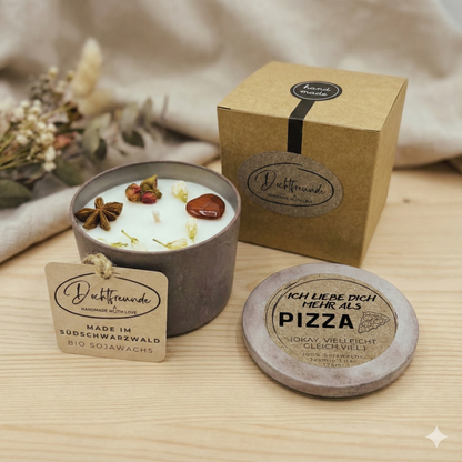 Personalisierbar Ich Liebe dich mehr als Pizza lustiges Geschenk Valentinstag