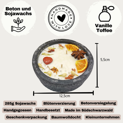 Handgemachte vegane Duftkerze von DochtFreunde aus dem Südschwarzwald