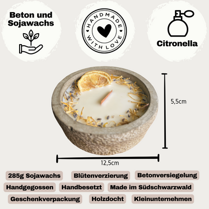 Handgemachte vegane Duftkerze von DochtFreunde aus dem Südschwarzwald